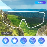 Cyklistické okuliare DAJASD 3 ks, polarizačné športové slnečné okuliare s ochranou UV400, vetruodolné cyklistické okuliare pre mužov a ženy, na rybolov 5