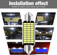 DAJASD LED beltéri világítás 12V 3W 41mm 33 izzó szett 4