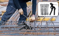 DAJAVE 200db rozsdamentes fém kábelkötegelő + 1db fogó szett 4,6x250mm 8
