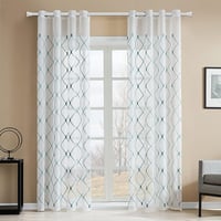 DAKEPOLE Kihúzható Függönyrúd Lapos Véggel, 81-204 cm, Fehér, Rozsdamentes Acél, Hálószobába, Nappaliba, Gyerekszobába 7