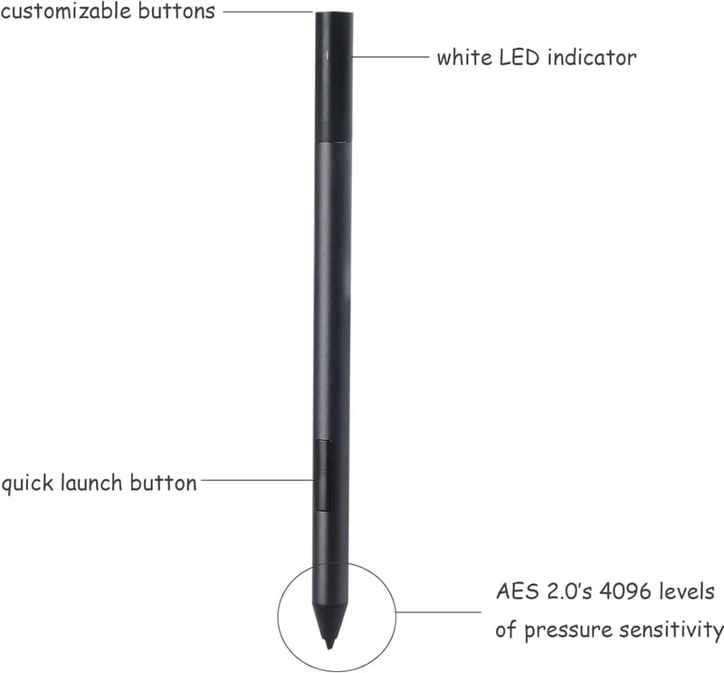 Dakexiong Active Pen PN557W Bluetooth Dell Latitude XPS Precision tollhoz