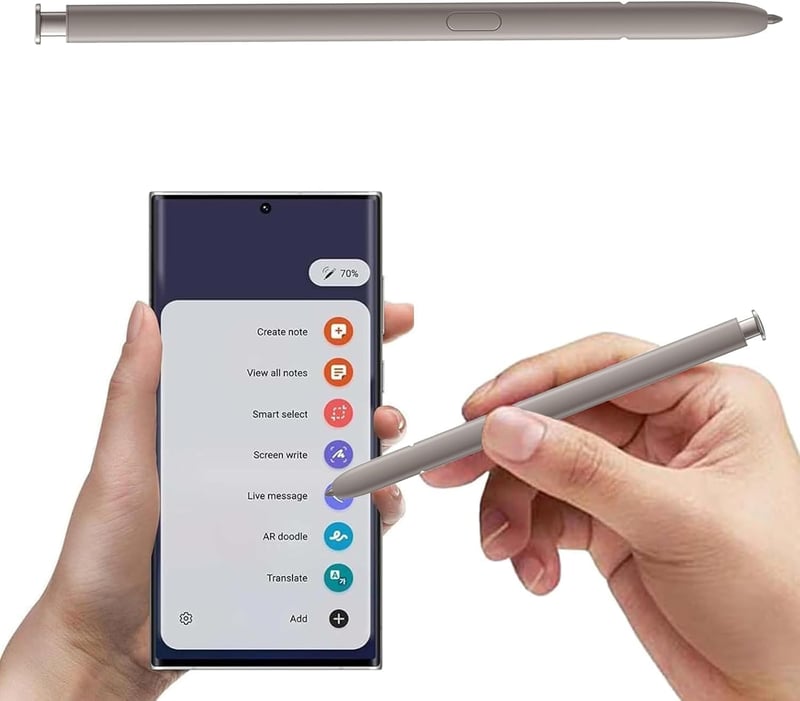Dakexiong Galaxy S24 Ultra S Pen Bluetooth stylus Titanium Grey