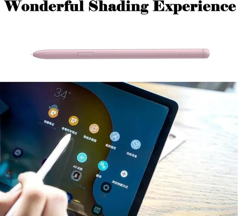 Dakexiong Galaxy Tab S6 Lite stylus toll csomag 2db Chiffon Rose
