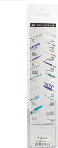 Set de 5 pensule sintetice Daler Rowney Graduate pentru studenți 2