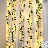 Dalugo Borostyán Tündérfény 5m 50 LED Meleg Fehér Időzítővel - 5 m 1