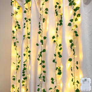 Dalugo Borostyán Tündérfény 5m 50 LED Meleg Fehér Időzítővel - 5 m