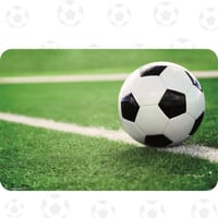 damaloo Detské prestieranie s futbalovým motívom – Umývateľná podložka na stôl na jedenie a kreatívne tvorenie – Plastové prestieranie pre deti 43x28 4