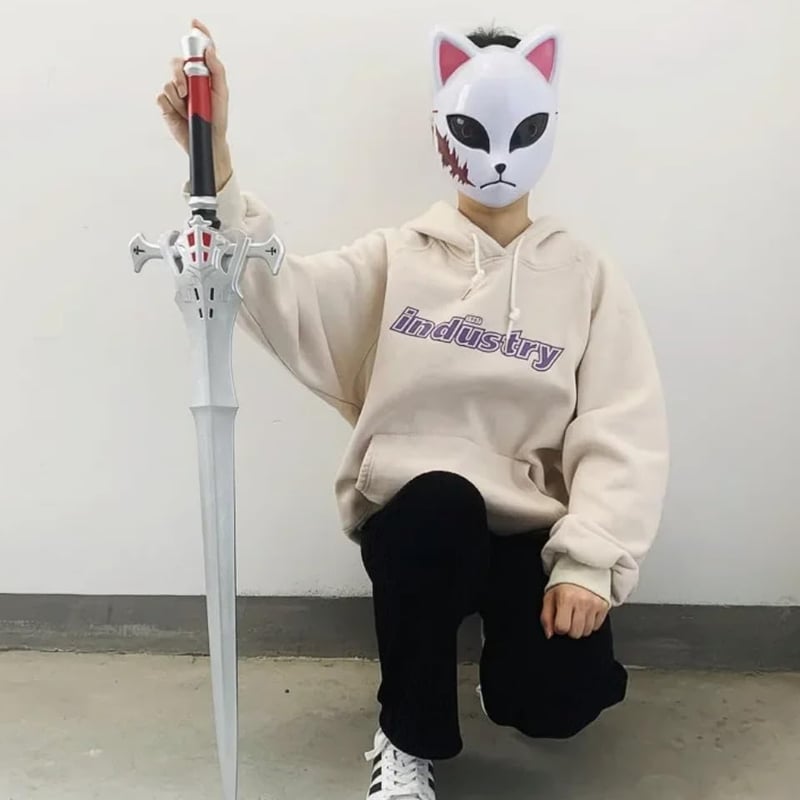 damdos 40 inch nyálkás kard Halloween cosplay kellék Clive Rosfield Cloud Strife jelmezes fegyver