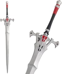 damdos 40 inch nyálkás kard Halloween cosplay kellék Clive Rosfield Cloud Strife jelmezes fegyver 2