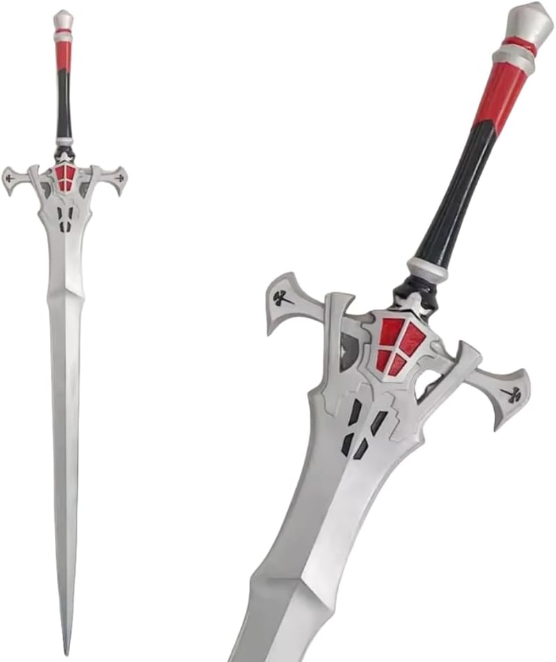 damdos 40 inch nyálkás kard Halloween cosplay kellék Clive Rosfield Cloud Strife jelmezes fegyver