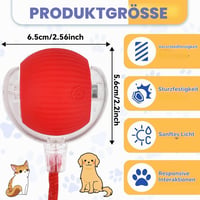 Jucărie Interactivă pentru Pisici DAMIGHT, Bilă Electrică Inteligentă cu Rotație la 360°, pentru Pisici și Câini, Reîncărcabilă prin USB, Jucărie Mobilă pentru Interior 7