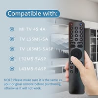 DaMohony Bluetooth Hangvezérlős Távirányító Google Assistant-tal XMI TV-hez 2