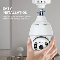 DaMohony E27 WiFi bezpečnostná kamera v žiarovke 1080P HD – 2-kusové balenie, vstavaná monitorovacia kamera 6