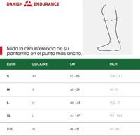 Manșoane de compresie pentru gambă DANISH ENDURANCE pentru alergare, material cu uscare rapidă, pentru bărbați și femei, 1 sau 3 perechi 6