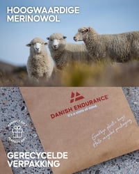 DANISH ENDURANCE Merino gyapjú túrazokni uniszex, 3 pár - sötétszürke - 43-47-es méret 5