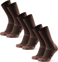 Șosete de drumeție din lână merino DANISH ENDURANCE, șosete termice pentru exterior, căptușite, antibacteriene, unisex, 3 perechi 1