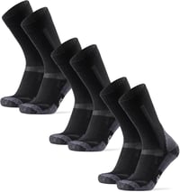 Șosete de drumeție DANISH ENDURANCE Merino, polar termic, bărbați, femei, copii, 3 perechi, căptușite 1