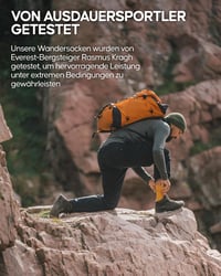 Șosete de drumeție DANISH ENDURANCE Merino, polar termic, bărbați, femei, copii, 3 perechi, căptușite 6