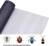 Dantolo Szúnyogháló Ablakra 120x250 cm Szürke Rovarháló Ajtóra - Gray, Fibreglass 3