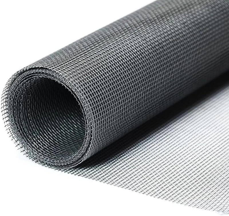 Dantolo Szúnyogháló Ablakra 120x250 cm Szürke Rovarháló Ajtóra - Gray, Fibreglass