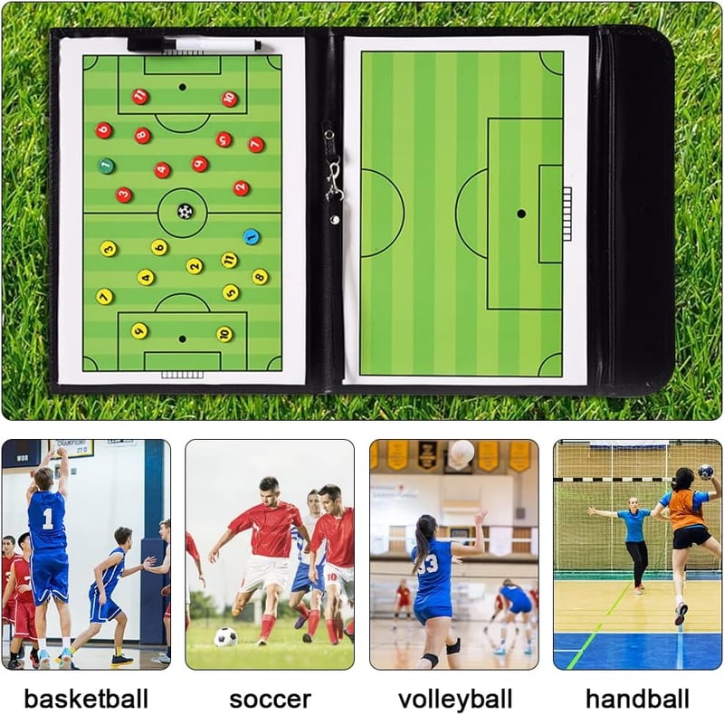 Dantolo Taktikai Tábla Futballhoz Mágneses Edző Tábla Marker Tollal