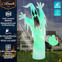 Danxilu 3,6m Halloween Felfújható Szellem LED Világítással Kültéri Dekoráció 4