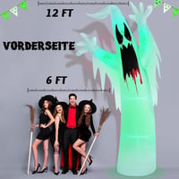 Danxilu 3,6m Halloween Felfújható Szellem LED Világítással Kültéri Dekoráció 3