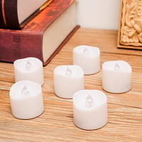 daphomeu LED Gyertyák Flakkerező Lánggal, 14 db Meleg Fehér Elektromos Teafény 8