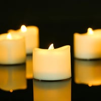 daphomeu LED Gyertyák Flakkerező Lánggal, 14 db Meleg Fehér Elektromos Teafény 9