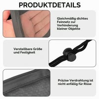Dargkwn 2 ks sieťka na zachytávanie dažďovej vody 80 cm, upevnenie na šnúrku, sieťka s jemnými okami na sud na dažďovú vodu proti lístiu a hmyzu, pre 80 cm sudy, čierna 3