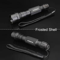 DARKBEAM 501BS Taktikai Piros LED Zoomolható Töltőhető USB Lámpa Halászat Vadászat 7
