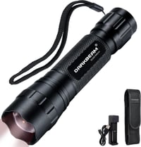 DARKBEAM 940nm Infravörös Lámpa Éjjellátó Eszközökhöz, 10W LED Zoomolható Vadászati Spotlámpa Akkumulátoros 1