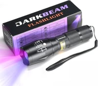 DARKBEAM UV Lámpa 365nm 395nm Ultraibolya LED Hordozható Detektáláshoz Kutyavizelés Banknóta Ellenőrzéshez 1