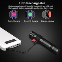 DARKBEAM UV Zseblámpa Fekete Fény Újratölthető 395nm LED 2db Szett 5