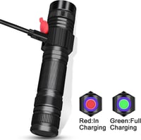 DARKBEAM UV Zseblámpa Fekete Fény Újratölthető 395nm LED 2db Szett 8