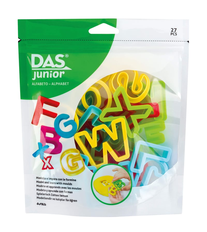 DAS Cookie Cutters süteménykiszúró betűk készlet - 687700 modell, sütiformák betűkkel