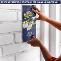 Dasher Products A4 akril táblakeret falra szerelhető, álló/fekvő - 6 db 7