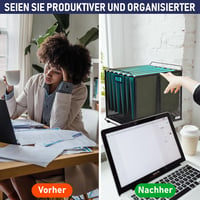 Dasher Products A4 Függőleges Fájltartó Fekete Fém Hálós Dokumentumtartó Irattartó Kosár 6