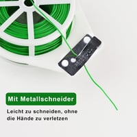 DASHUAIGE 150m Növénykötöző Drót Tekerccsel és Vágóval Fekete 3