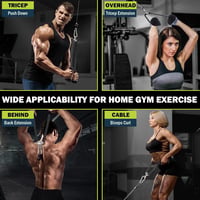 DASKING Tricep Kötél Edzéshez - Ergonomikus Nem Csúszó Fitness Kiegészítő 2