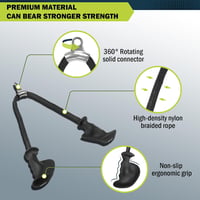 DASKING Tricep Kötél Edzéshez - Ergonomikus Nem Csúszó Fitness Kiegészítő 4