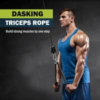 DASKING Tricep Kötél Edzéshez - Ergonomikus Nem Csúszó Fitness Kiegészítő 8