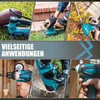 Náhradný akumulátor DASNITE 5.0Ah pre Makita 18V a nabíjačku DC18RC - Kompatibilný s modelmi BL1860B, BL1850B, BL1830, BL1840, BL1820 7