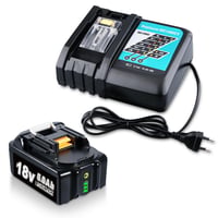 Náhradný akumulátor DASNITE 5.0Ah pre Makita 18V a nabíjačku DC18RC - Kompatibilný s modelmi BL1860B, BL1850B, BL1830, BL1840, BL1820 1