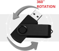 DataOcean 64GB USB 2.0 Pendrive Fekete-Ezüst 2db Gyors Memóriapendrive - 64 GB 3