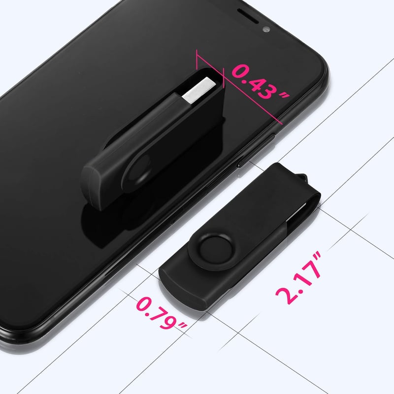 DataOcean 64GB USB 2.0 Pendrive Fekete-Ezüst 2db Gyors Memóriapendrive - 64 GB