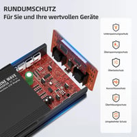 DATOUBOSS 2000W/4000W Inverter 24V-230V tiszta szinuszhullám USB Type-C LCD kijelzővel 3