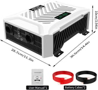 DATOUBOSS 3000W/6000W Inverter 12V-230V Tiszta Szinusz USB-C LCD Kijelzővel 7