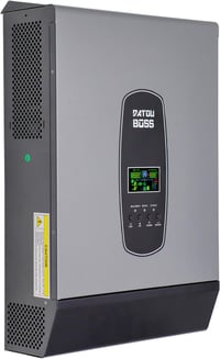 DATOUBOSS 6200W 48V Hibrid Inverter - Tiszta Szinusz Napelemes Átalakító 220V/230V AC Kimenettel, 120A MPPT Napelem Szabályzóval, Akkumuláto 1