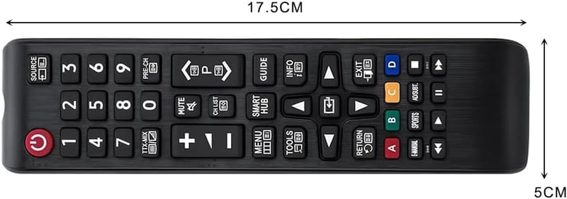 Davilis Univerzális Samsung TV Távirányító - Kompatibilis QLED 4K Smart TV-vel